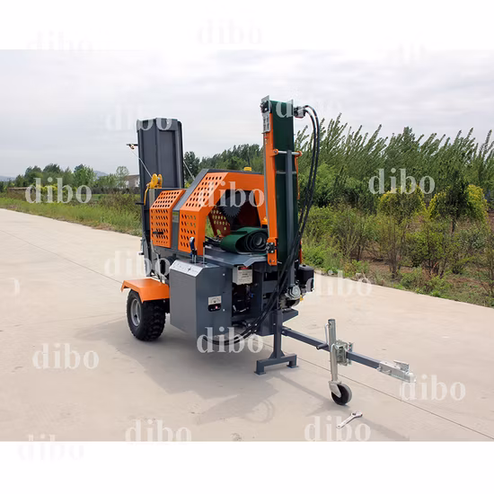  Отрезаем 600мм!  !  !  Гидравлический вспомогательный лесорез, дровокол, дереворежущая машина, деревообрабатывающее оборудование